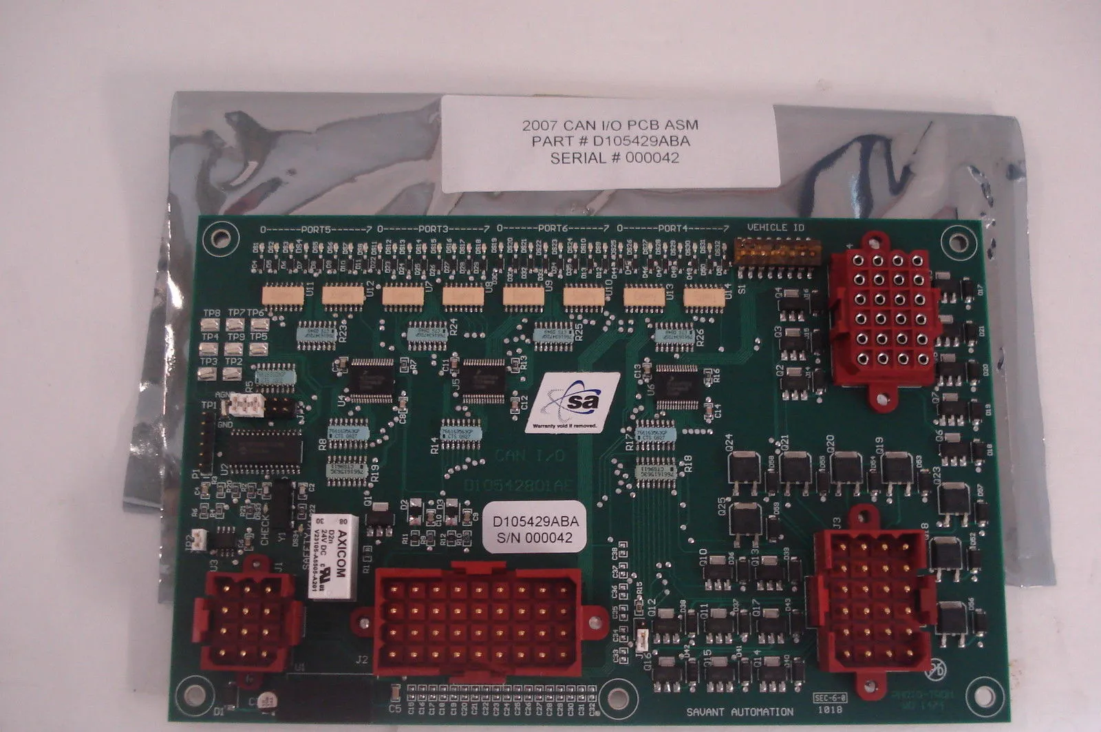 NEW SAVANT AUTOMATION D105429ABA BOARD D10542801AE