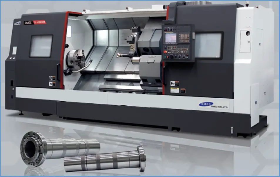 SMEC SL 4500CLM - 24" Chuck with Live Tooling, 120" Cutting Length