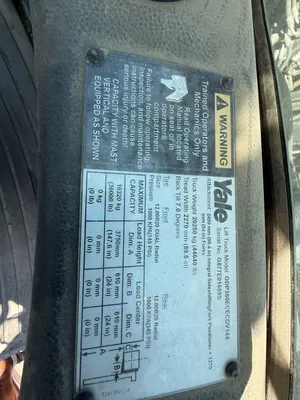 Used YALE GDP360 Misc Forklifts California US | JPS International Inc #1331899