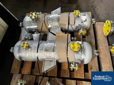 USED B E Peterson, Inc. 4" x 60" BE Peterson Distillation Column Reboiler Unit, 316 S/S, 200#