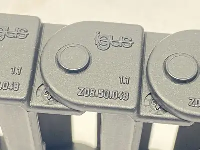 Z08.50.048 | Igus  Series Z08 Energy Chain 14 Links 0.98ft Length w/ 080-50-12PZ-A2 - New Other