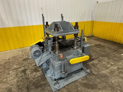 40 TON RLM MODEL #R40 4-POST CUTOFF PRESS & SERVO DIE ACCELERATOR: YOBRO #23887