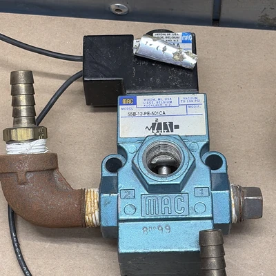 Used MAC 55B-12-PE-501CA Valves/Fittings Indiana US | J&J Industrial Supply #1704484