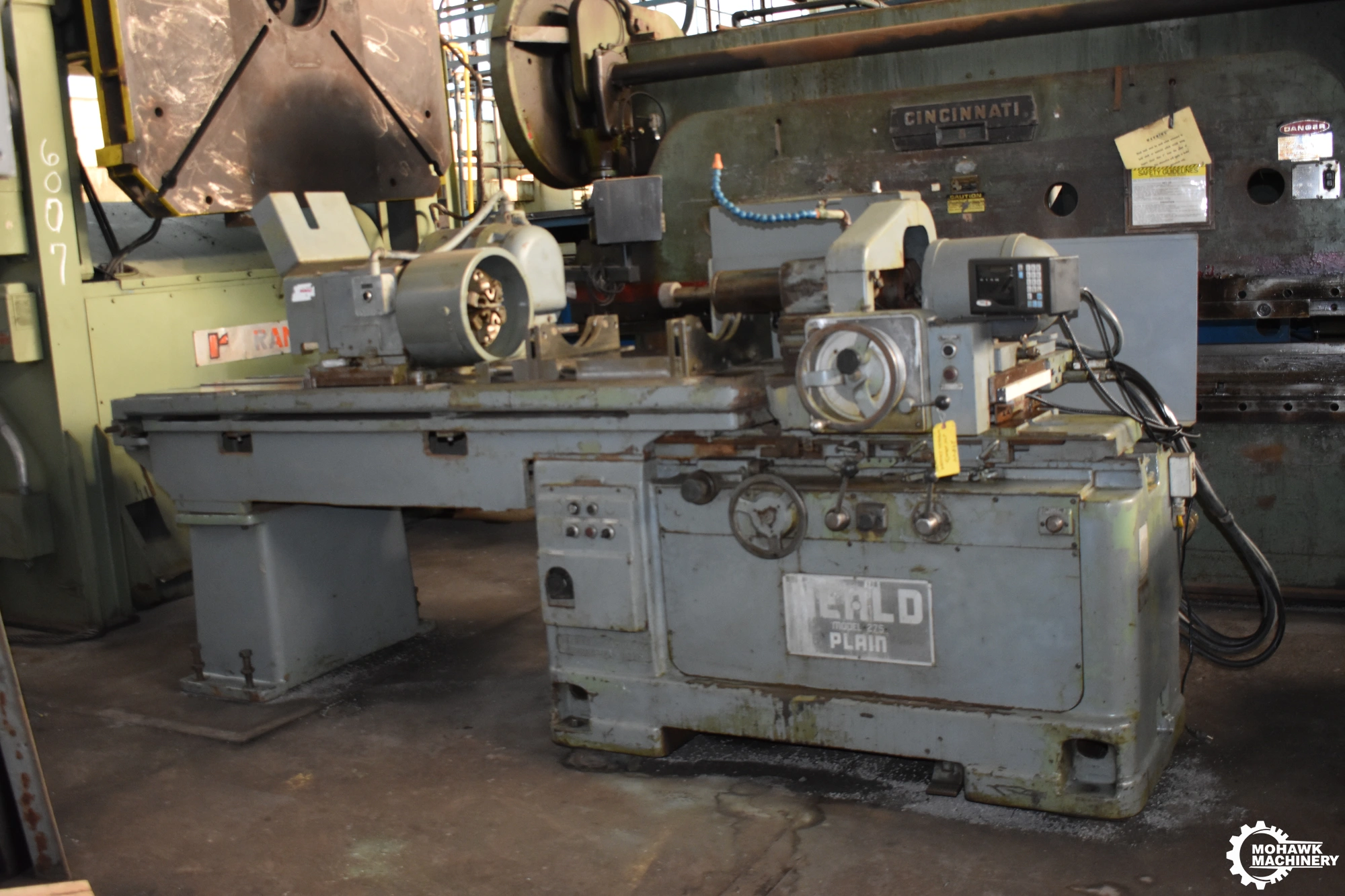 275 HEALD "PLAIN" EXTENDED-BRIDGE INTERNAL GRINDER w/72” EXTENDED BRIDGE & RED-HEAD GRINDING SPINDLE - FAGOR DIGITAL READOUTS