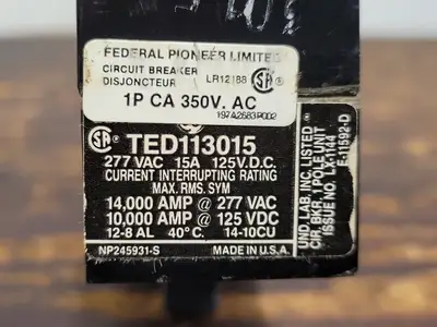 USED GENERAL ELECTRIC TED113015