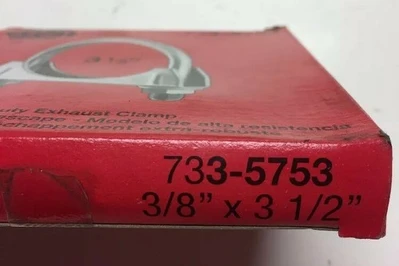 Napa Exhaust Clamp 733-5753 3/8" x 3 1/2" (Qty Of 8) *New~Fast Shipping*