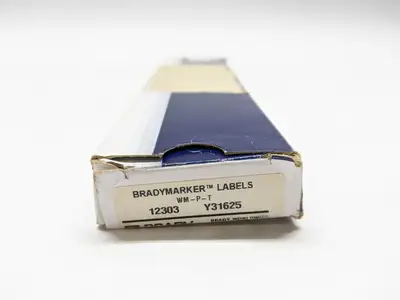WM-P-T 12303 | Brady WM-P-T Vinyl Cloth Wire Marker 12303 LOT OF 13 Sheets - New Other