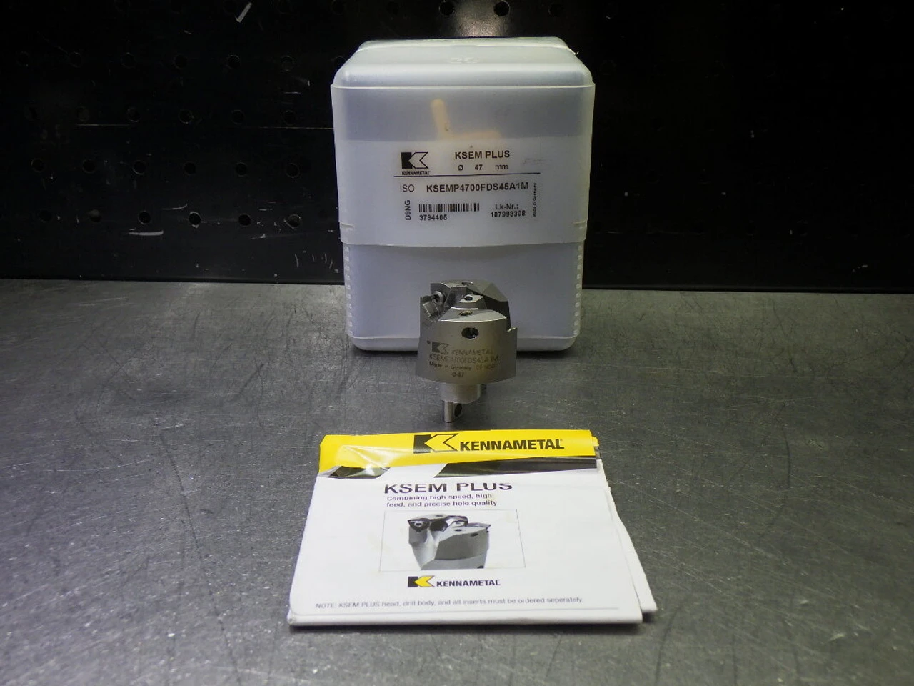 Kennametal KSEM Plus 47mm Coolant Thru Drill Head KSEMP4700FDS45A1M (LOC2806B)