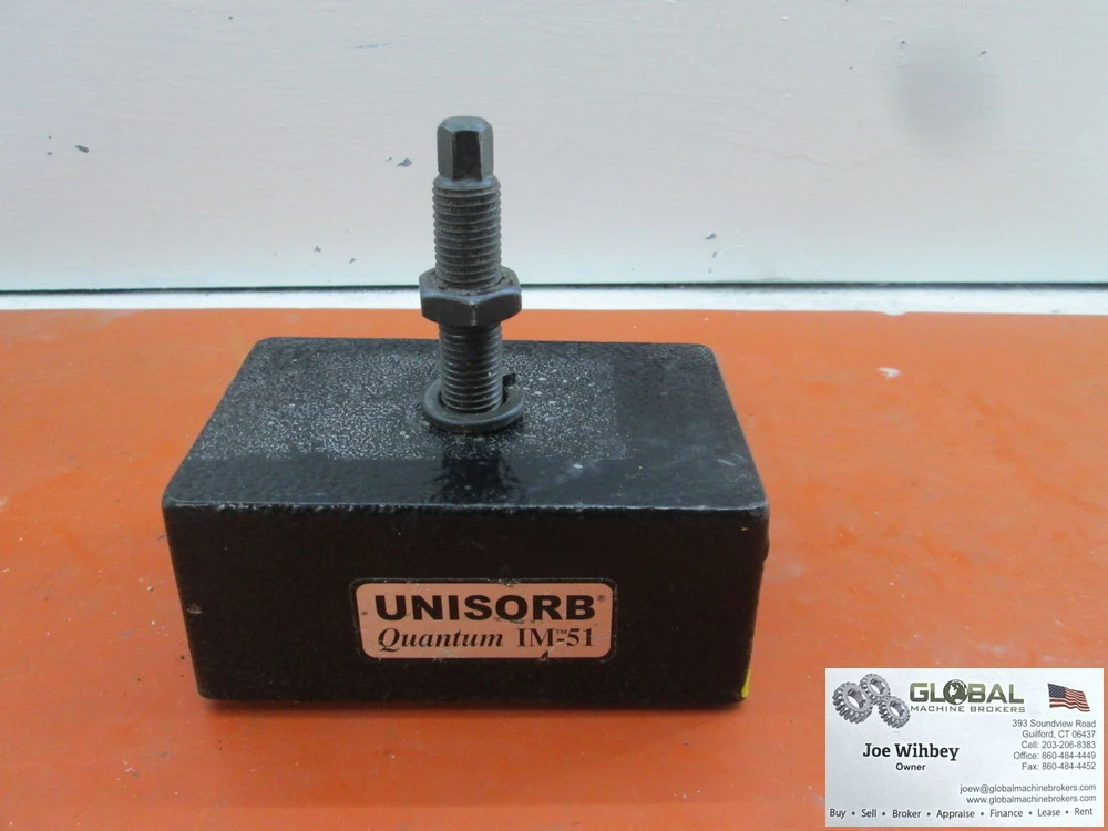 Unisorb Quantum IM-51 Mount Max. Load 3,000 lbs. 11 Available