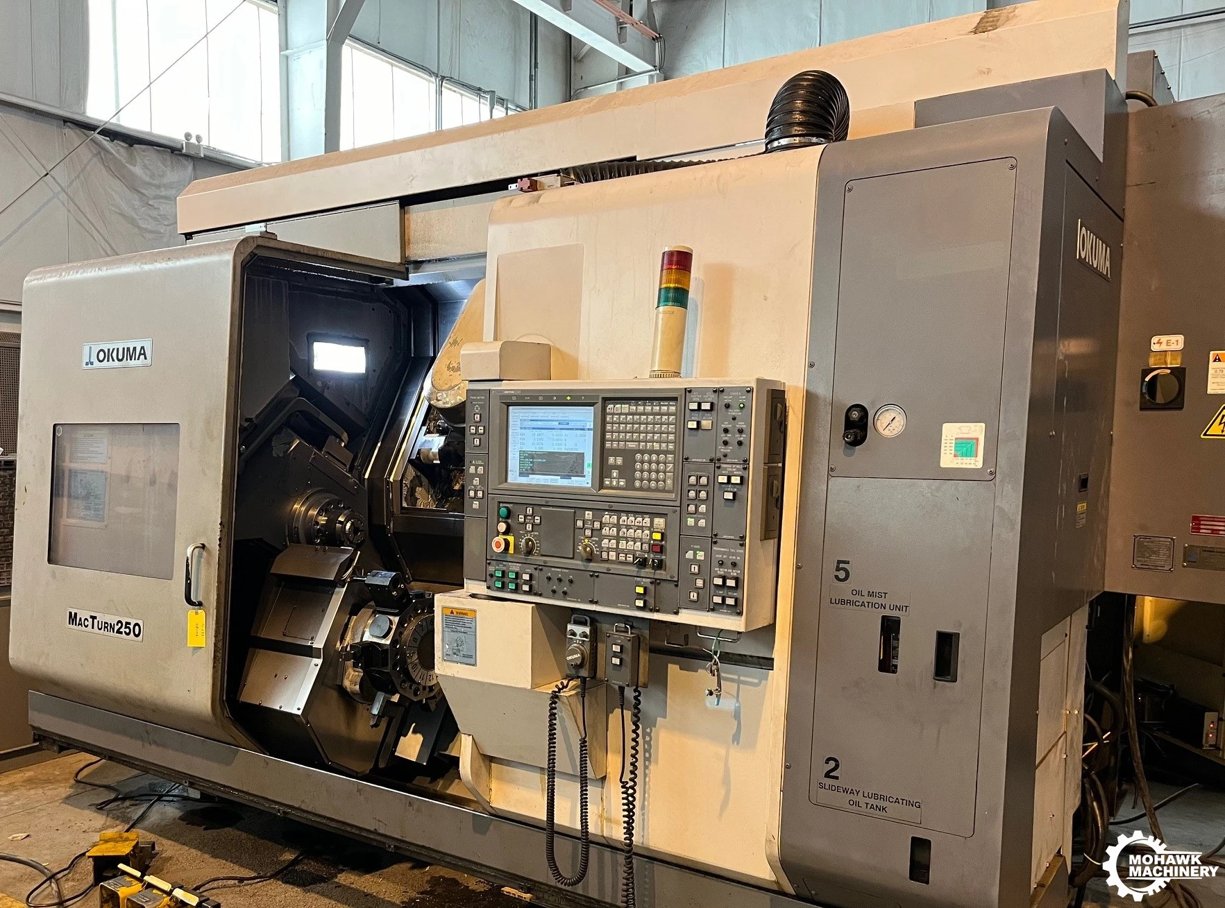 22” X 40” OKUMA "MACTURN 250BB-2S/1000" BIG-BORE 5-AXIS CNC TURNING CENTER WITH LIVE MILLING & 3.15” SPINDLE BORE