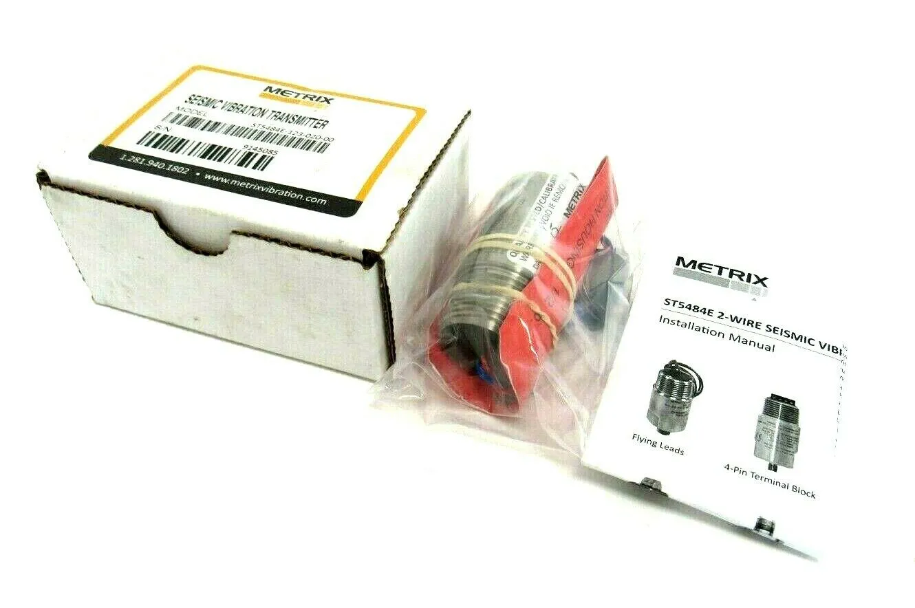 NEW METRIX ST5484E-123-020-00 SEISMIC VIBRATION TRANSMITTER ST5484E12302000