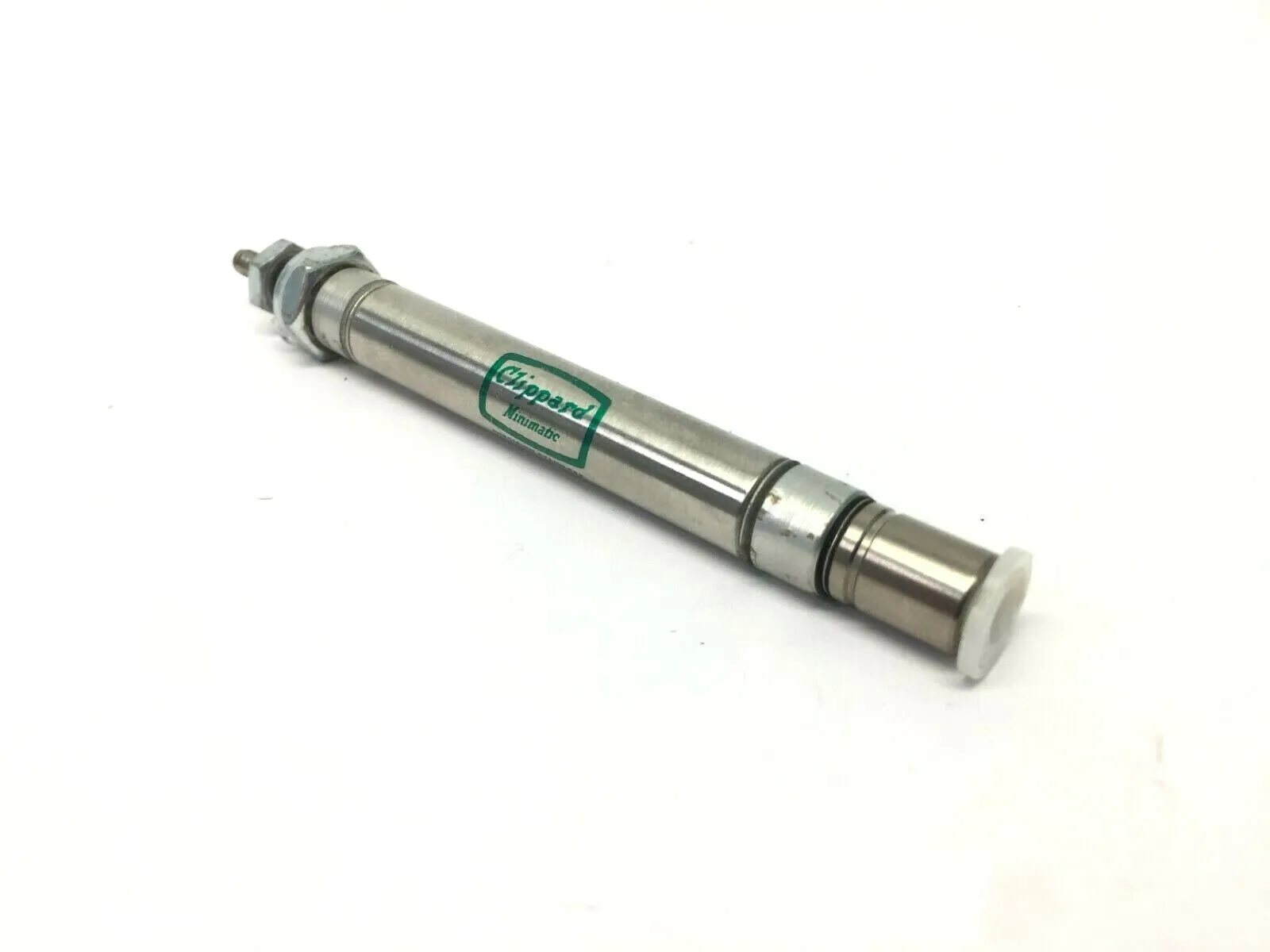 SSR-05-1 | Clippard  Pneumatic Cylinder SS Stud Mount Rotating Rod - Used