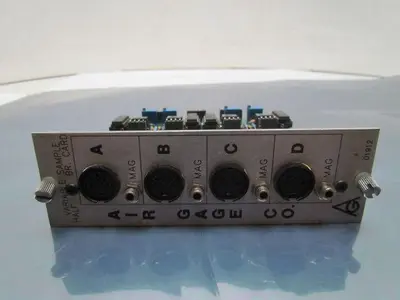 Air Gage Co 01912 Variable Sample Half BR. Card 02040-02 01912-01
