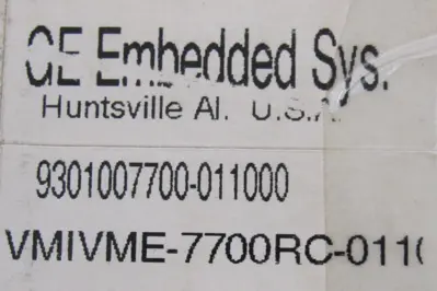 NEW GE FANUC VME-7700RC PROCESSOR BOARD VME7700RC