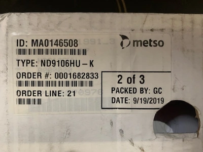 Metso / Neles Electro Pneumatic Positioner type ND9106HU-K New Storeroom Spare