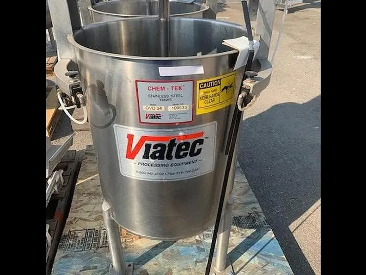 Used VIATEC OVD 34 Stainless Steel Tanks California US | Machinery & Equipment #1516791