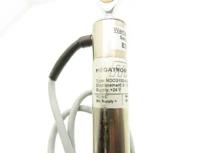 Megatron MDCG100-K-2410/6346 Displacement Sensor 100mm Push Rod Transducer