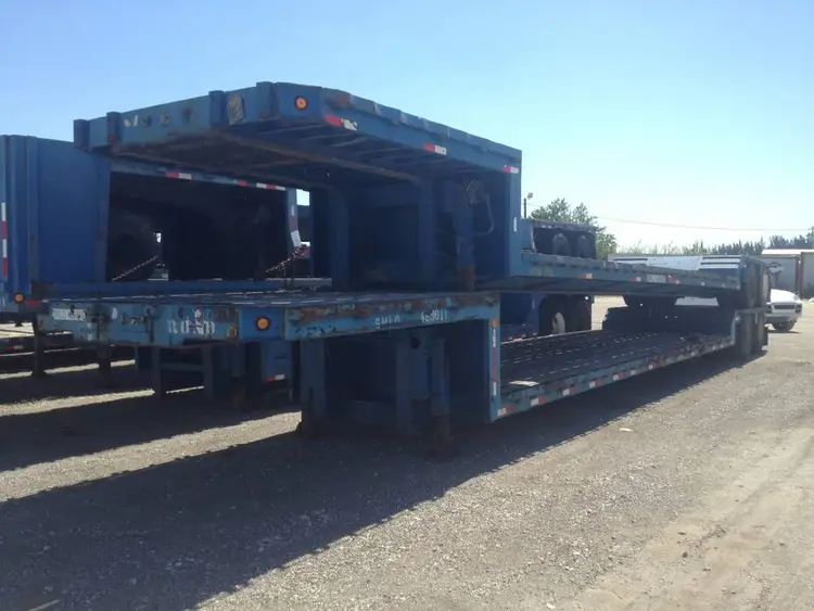 Used FONTAINE 48′ DOUBLE DROP DECK TRAILER Lowboy Trailers Florida US | USA Transequipment #1542535