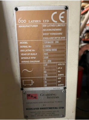 Used 1995 Clausing Colchester CNC 200 CNC Lathes California US | [EZ] EZ Systems #1517649
