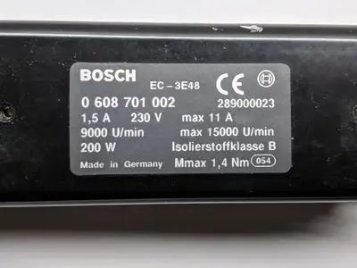0 608 701 002 | Bosch 0608701002 Nutrunner - Used