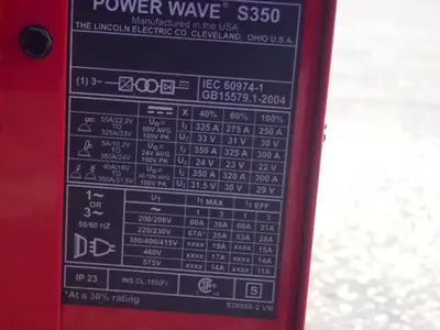 USED LINCOLN ELECTRIC K28233 / POWER WAVE S350
