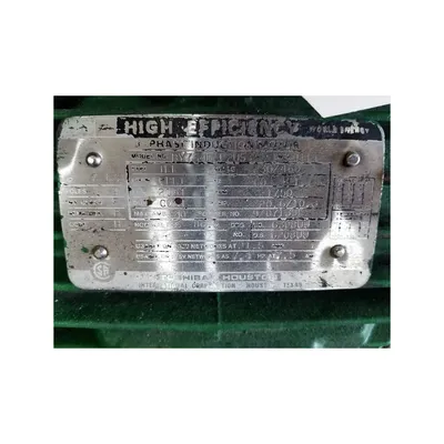Used 7.5HP Toshiba 1,750RPM TEFC Electric Motor - 213T