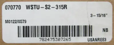 NEW DODGE 070770 TAKE-UP SPHERICAL ROLLER BEARING WSTU-S2-315R 3-15/16"