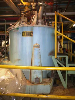 Sharples SP-6500 solid bowl basket centrifuge, 316SS.