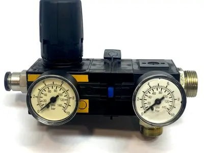 Used Knapp Air Pressure Regulator Modular Inline Assembly Air Pressure Regulators Michigan US | Maverick Industrial Sales #1394279