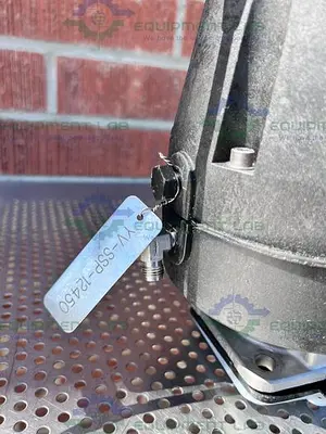USED ITT PURE-FLO A216 DIAPHRAGM STAINLESS STEEL VALVE 1.5" W/ ASCO VALVE POSITIONER