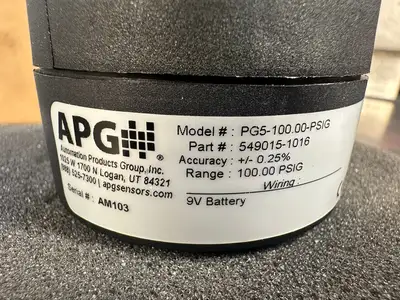 USED APG APG PG5-100-00-PSIG