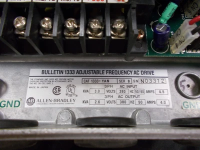 USED Allen-Bradley CAT: 1333-YAN