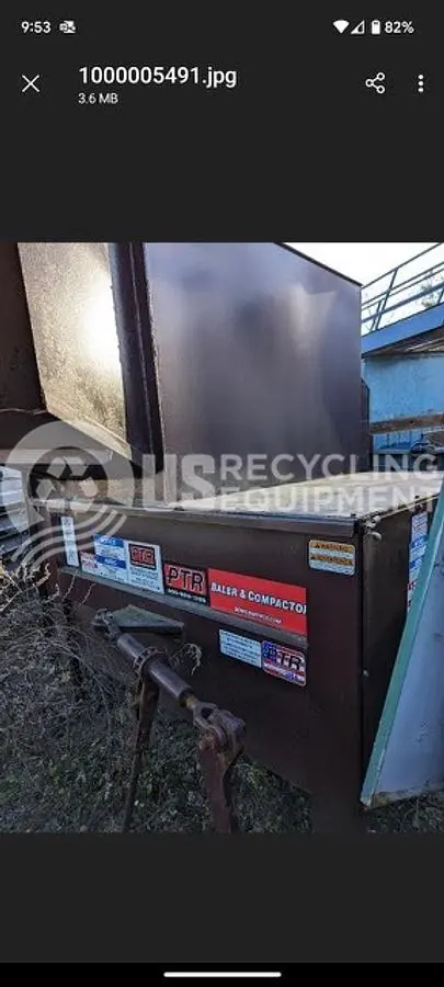 USED PTR TP2000SP & 20 YARD CONTAINER