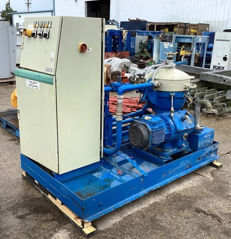 (2) Alfa-Laval MAB 206S-24 oil cleaning modules, SS.