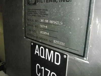 USED ENVIRONMENTAL FILTERS 36C-FRB010S-22.5