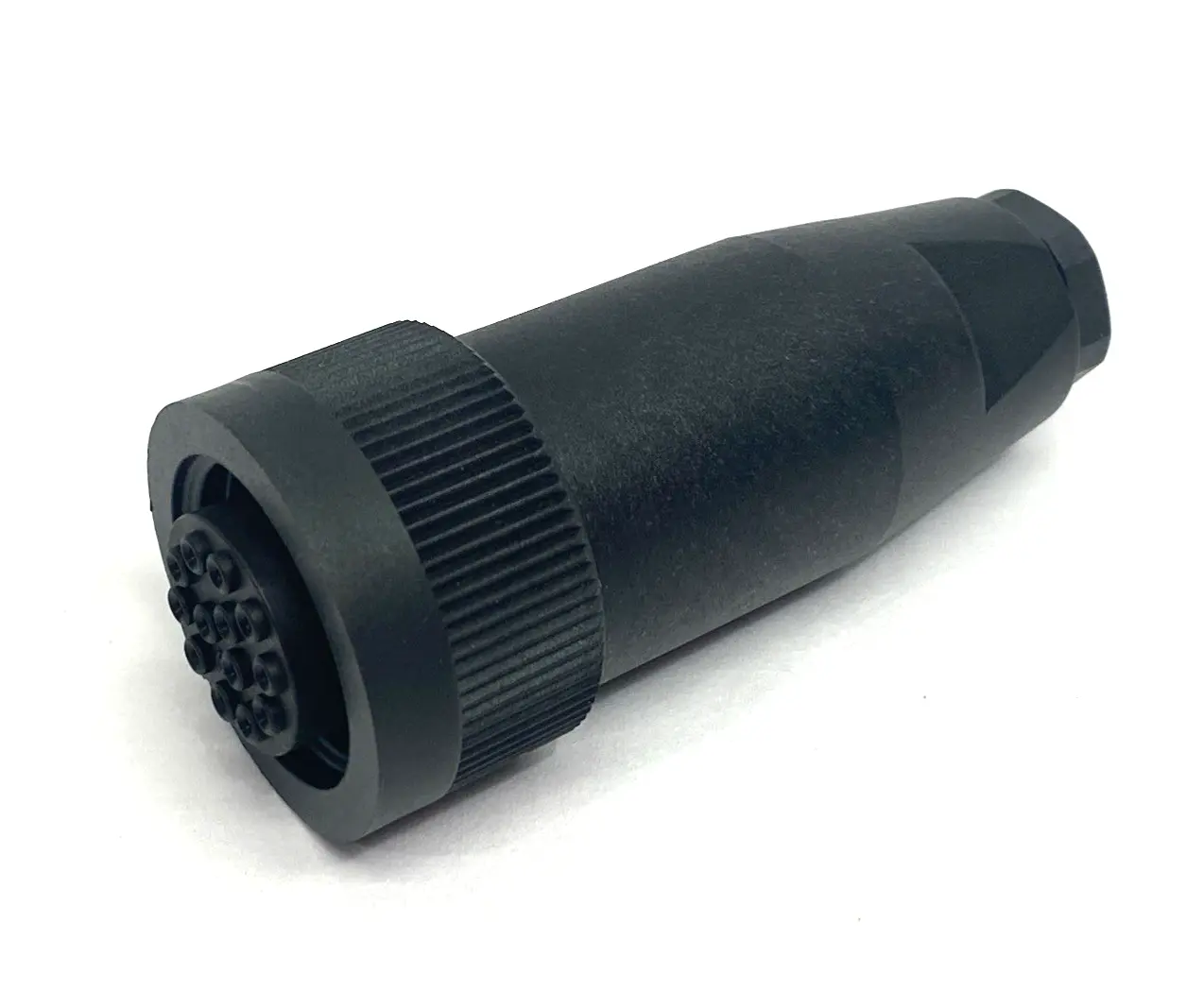 New | in-Stock BINDER Straight Female Cable Connector 12+PE Contacts, Circular Electrical Fittings Michigan US | Maverick Industrial Sales #1390676
