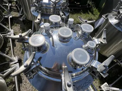 Used Industrial Jacketed Tank – 316L Stainless Steel, Mobile. Built by Precision Stainless.