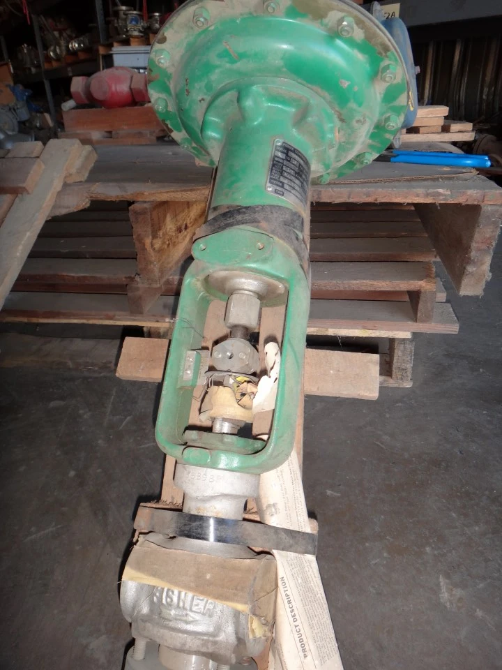 Fisher 1.5" 300 Class, Alloy 20 Control Valve
