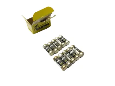 USED COOPER BUSSMANN LIMITRON FAST-ACTING FUSE CLASS T 600VAC 15A BOX OF 10