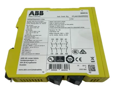 NEW ABB 2TLA010040R0000 SAFETY EXPANSTION RELAY