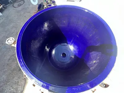 Reactor, 100 Gallon, Glass Lined, De Dietrich, 150 PSI, Jacketed, Agitated #S744732