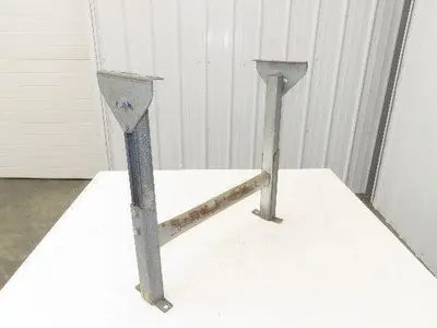 Automotion 23"W Conveyor Leg Stationary Floor Support 22" to 30"H Galvanized