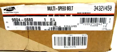 NEW GATES 3432V450 MULTI-SPED BELT 9804-0880