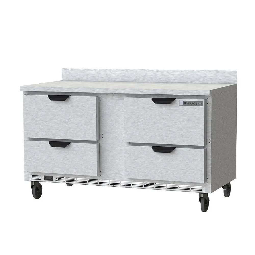 Beverage-Air WTFD60AHC-4 60" W Worktop Freezer W/ (2) Section & (4) Drawers, 115v