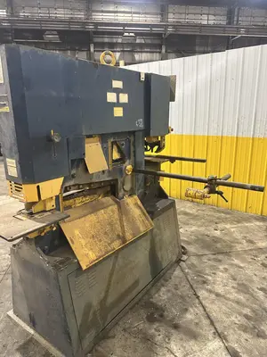110 TON GEKA MODEL #HYD-110 HYDRUALIC IRONWORKER, NEW 1999: YOBRO #23975