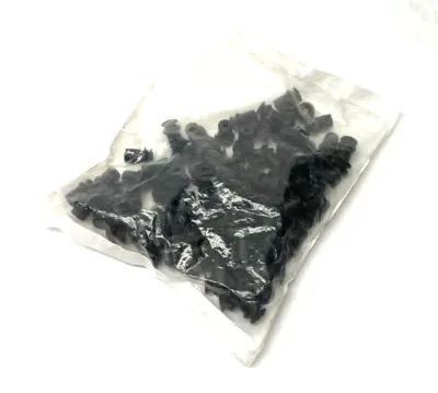 NEW COVAL BELLOWS SUCTION CUP, BLACK, 11MM DIAMETER, PKG OF 100