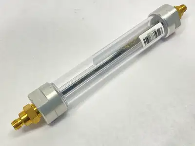 USED AGILENT GLASS INDICATING OXYGEN TRAP 1/4" 100 PSI