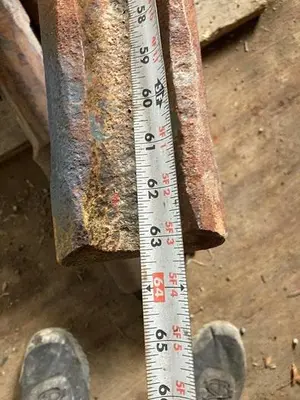 Used AFTERMARKET 4-3/5” X 63" CABLE TOOL DRILLING CHISEL BIT Drills Pennsylvania US | East West Machinery & Drilling #1417267