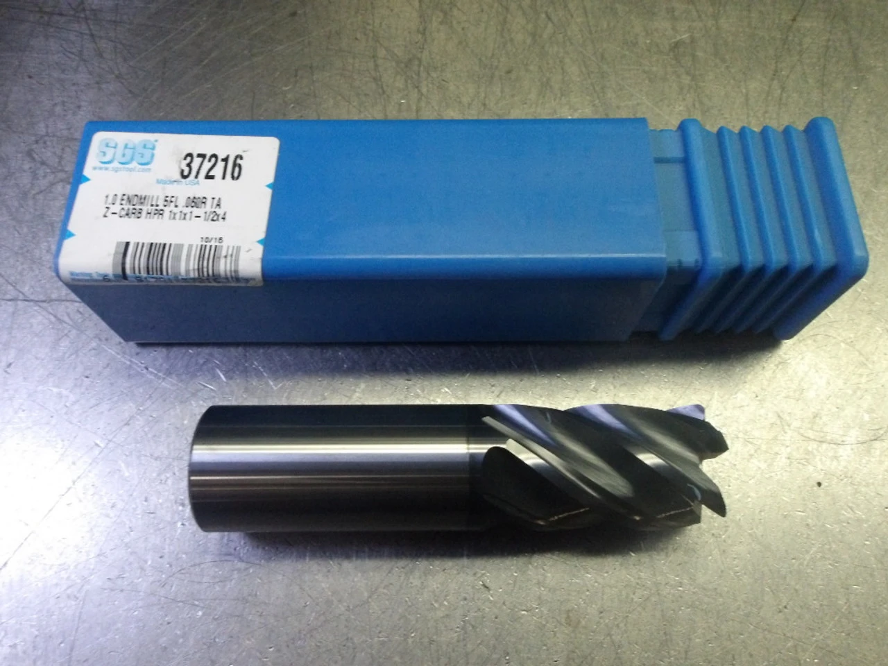 SGS 1" Carbide CR Endmill 1" Shank .06" R 37216 (LOC3524)