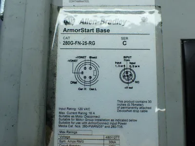Used ALLENBRADLEY 280GFN25RG Starters Ohio US | HGR 24 #835179